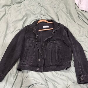 Reformation Black Denim Jacket